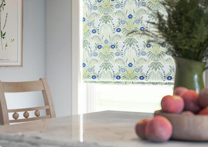 Cotswold Faux Silk, Sapphire - Twist&Fit Roman Blind - Image 5